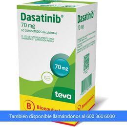 Dasatinib (B) 70mg 60 Comprimidos Recubiertos