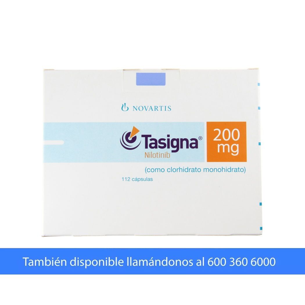 Tasigna Nilotinib 200mg 112 Cápsulas