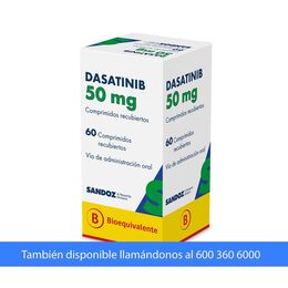 Dasatinib (B) 50mg 60 Comprimidos Recubiertos