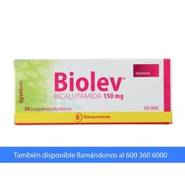 Biolev (B) Bicalutamida 150mg 30 Comprimidos Recubiertos