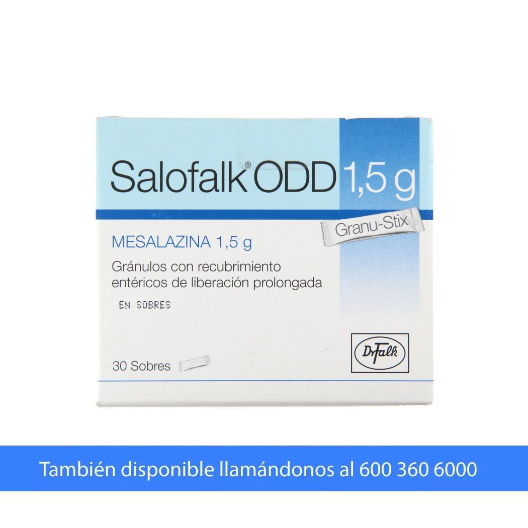 Salofalk ODD Mesalazina 1.5g Polvo Solución Oral 30 Sobres
