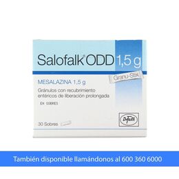 Salofalk ODD Mesalazina 1.5g Polvo Solución Oral 30 Sobres