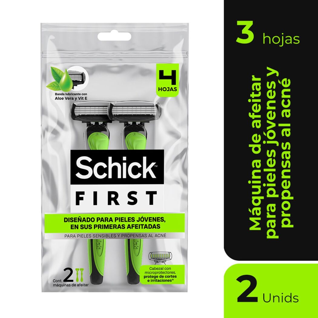 Máquina de afeitar desechable Schick First