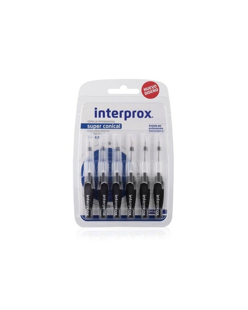 Interprox Súper Cónical Recto 6 Unidades