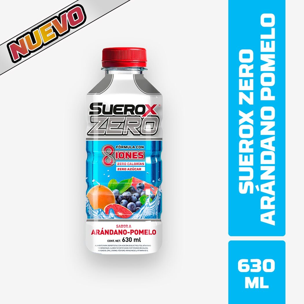 Suerox Zero Arándano Pomelo 630ml