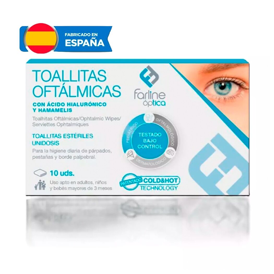 Toallitas Oftalmicas Farline 30 Unidades