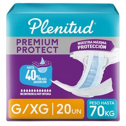 Pañales Adulto Plenitud Protect G/XG 20 Unidades