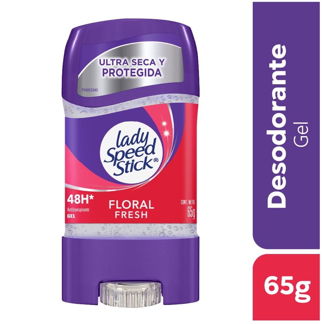 Desodorante en Barra Lady Speed Stick Floral Fresh Gel 65g