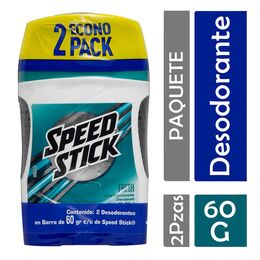 Desodorante Speed Stick Fresh en Barra Pack 60 g 2 Unidades