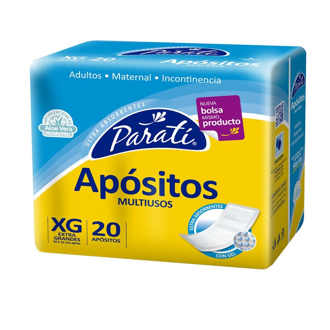 Apósitos Paratí XG 20 Unidades