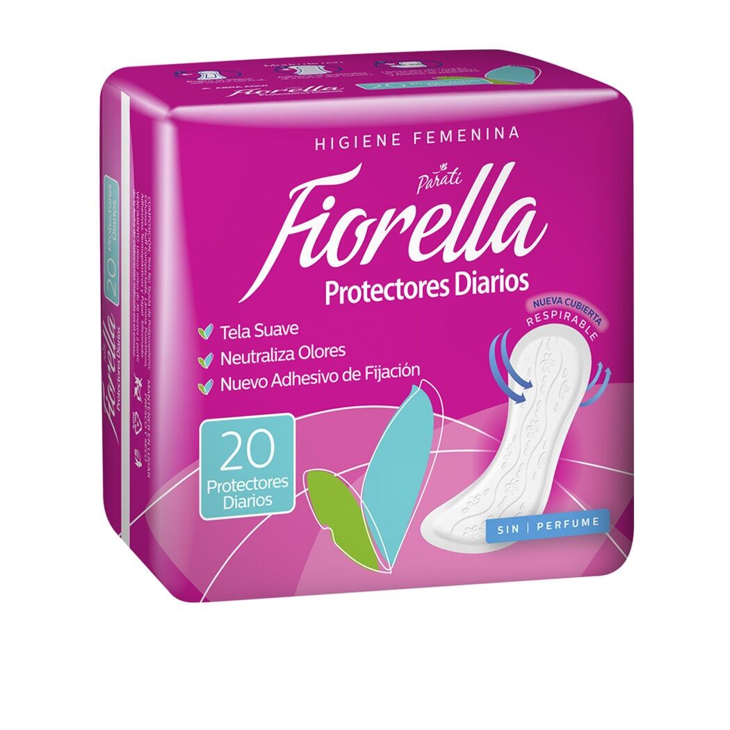 Protector Diario Fiorella 1 Caja 20 Unidades