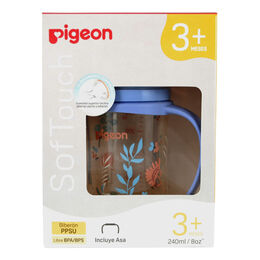 Mamandera Softhouch PPSU diseño Niña y con Asas 240ml