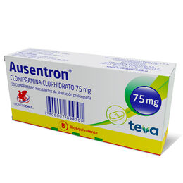 Ausentron Clomipramina 75mg 30 Comprimidos Prolongados
