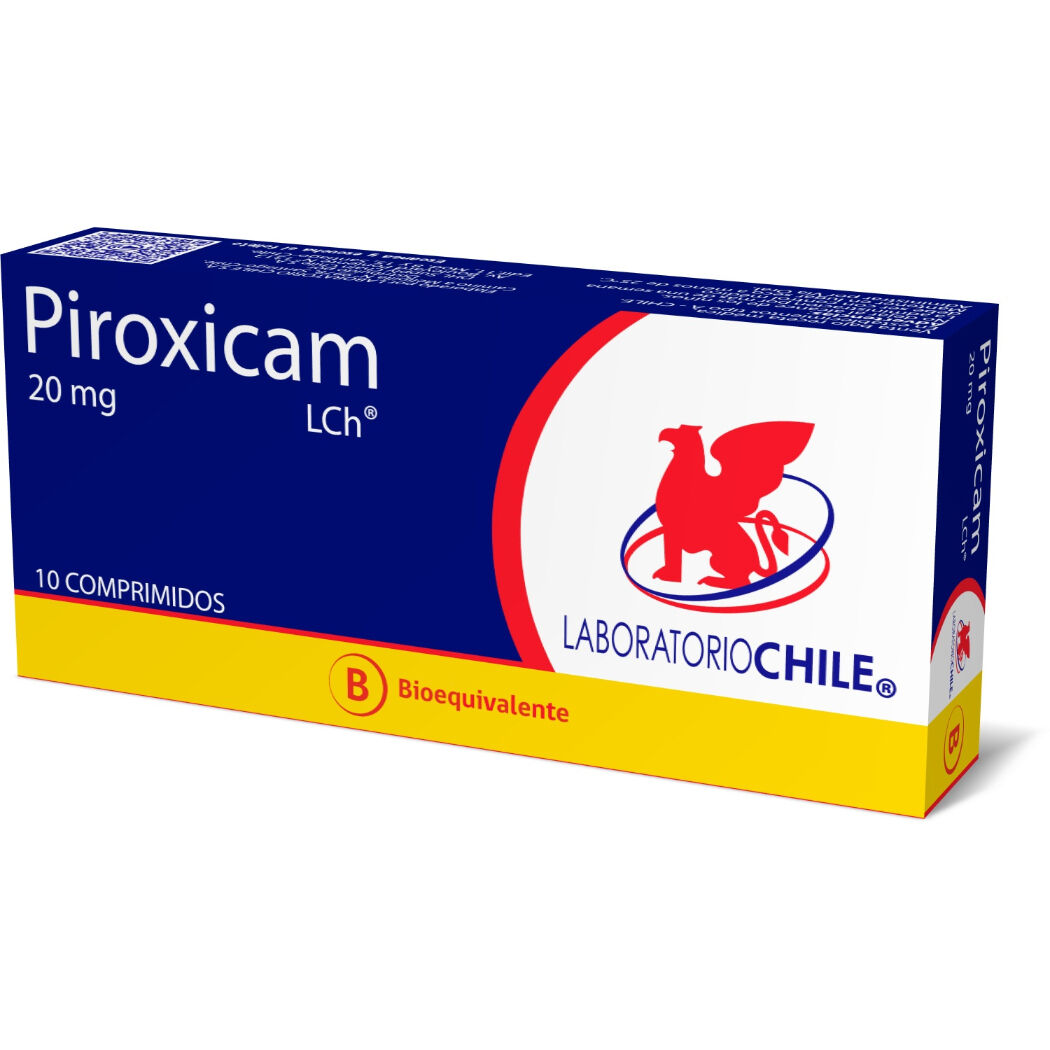 Piroxicam 20mg 10 Comprimidos