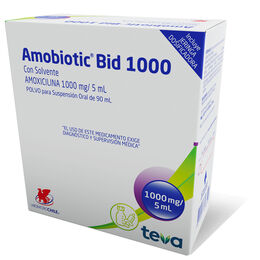 Amobiotic Bid 1000 Amoxicilina 1000mg/5ml 90ml