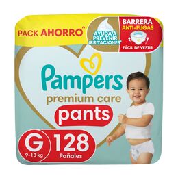 Pañal Pampers Premium Care Pants Tamaño G 128 Unidades