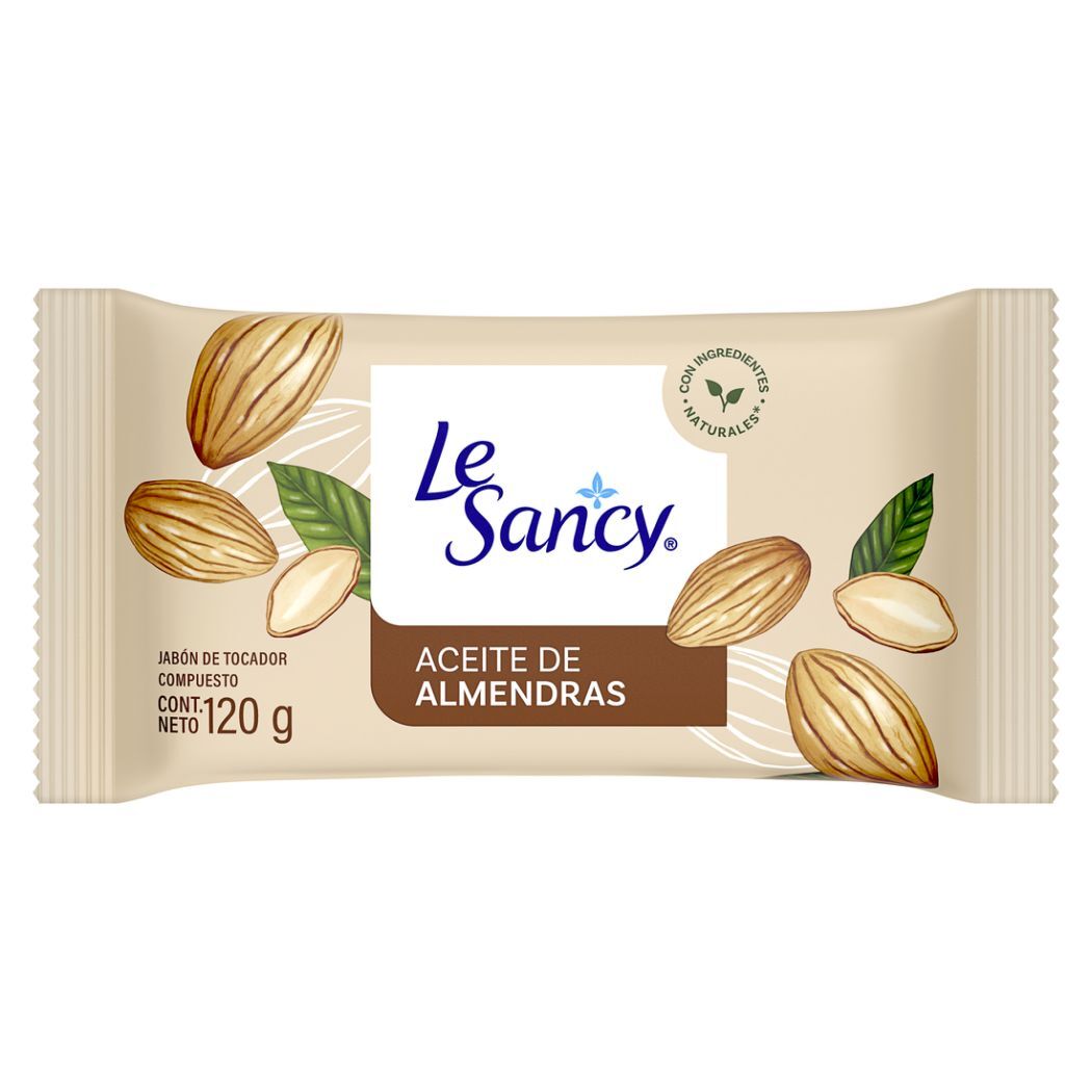 Le Sancy Jabón Barra Aceite Almendras 120g