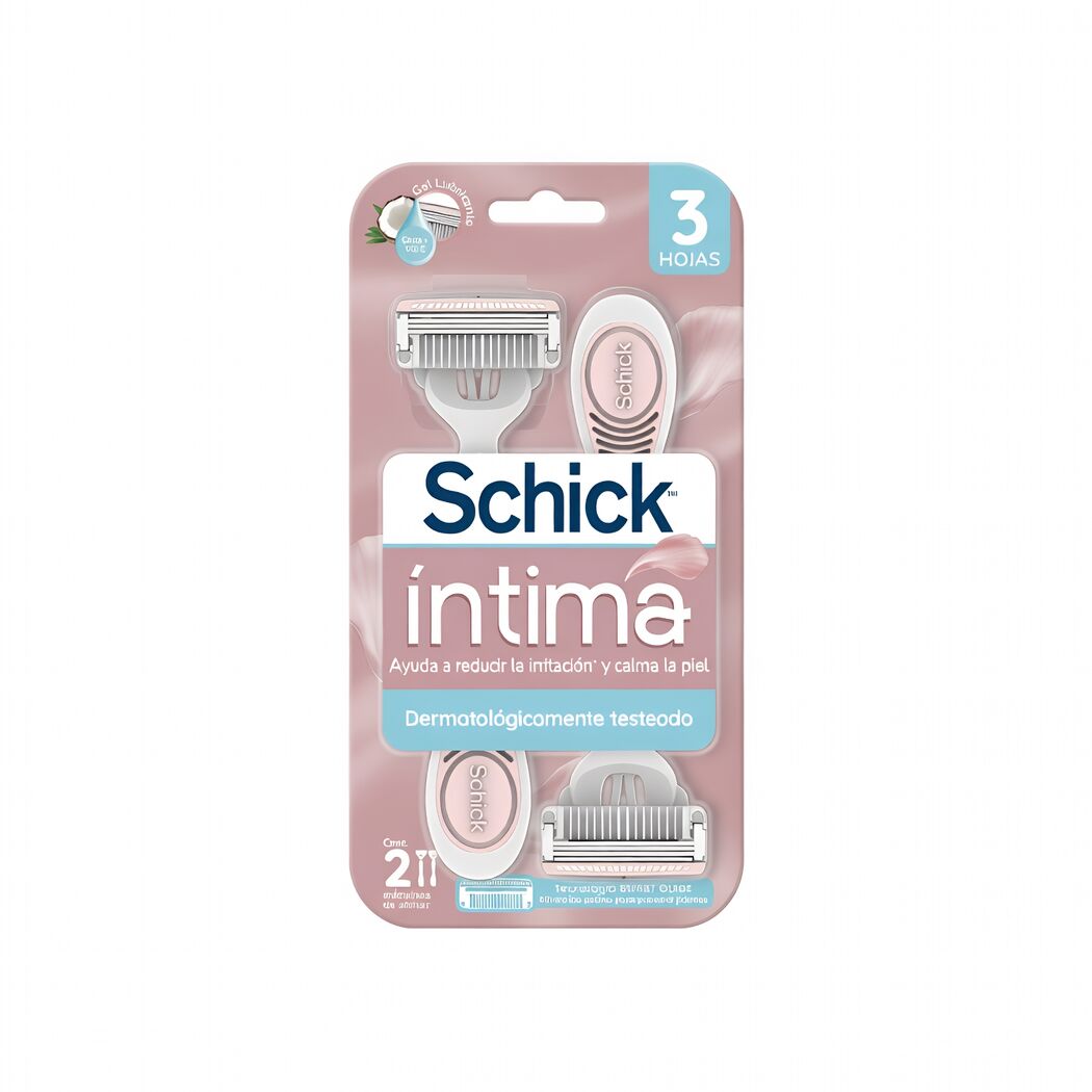 Máquina de afeitar desechable Schick Íntima