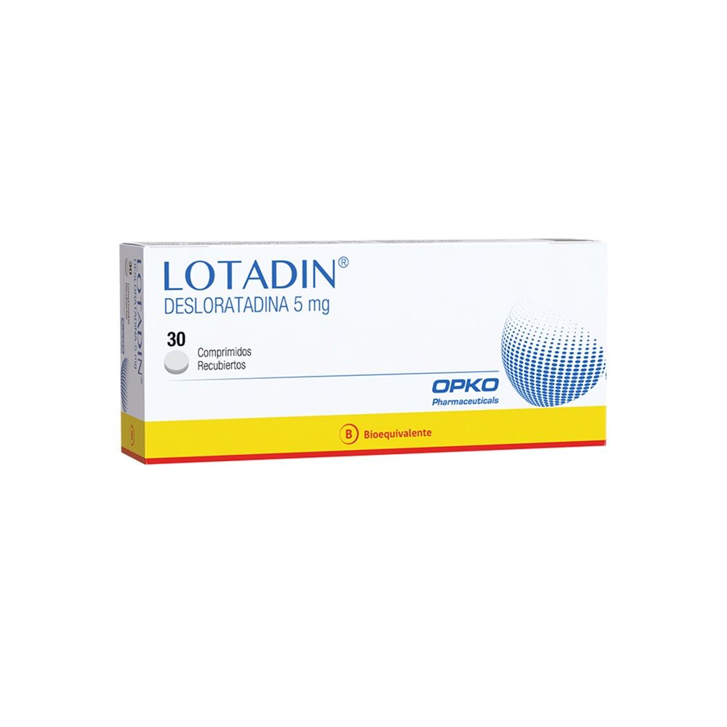 Lotadin (B) Desloratadina 5mg 30 Comprimidos Recubiertos