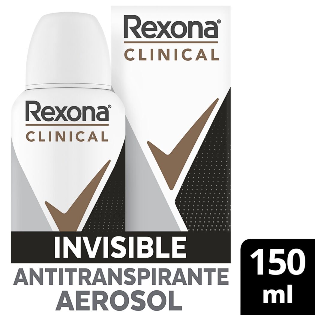 Rexona Clinical Desodorante en Aereosol Invisible Woman 150ml