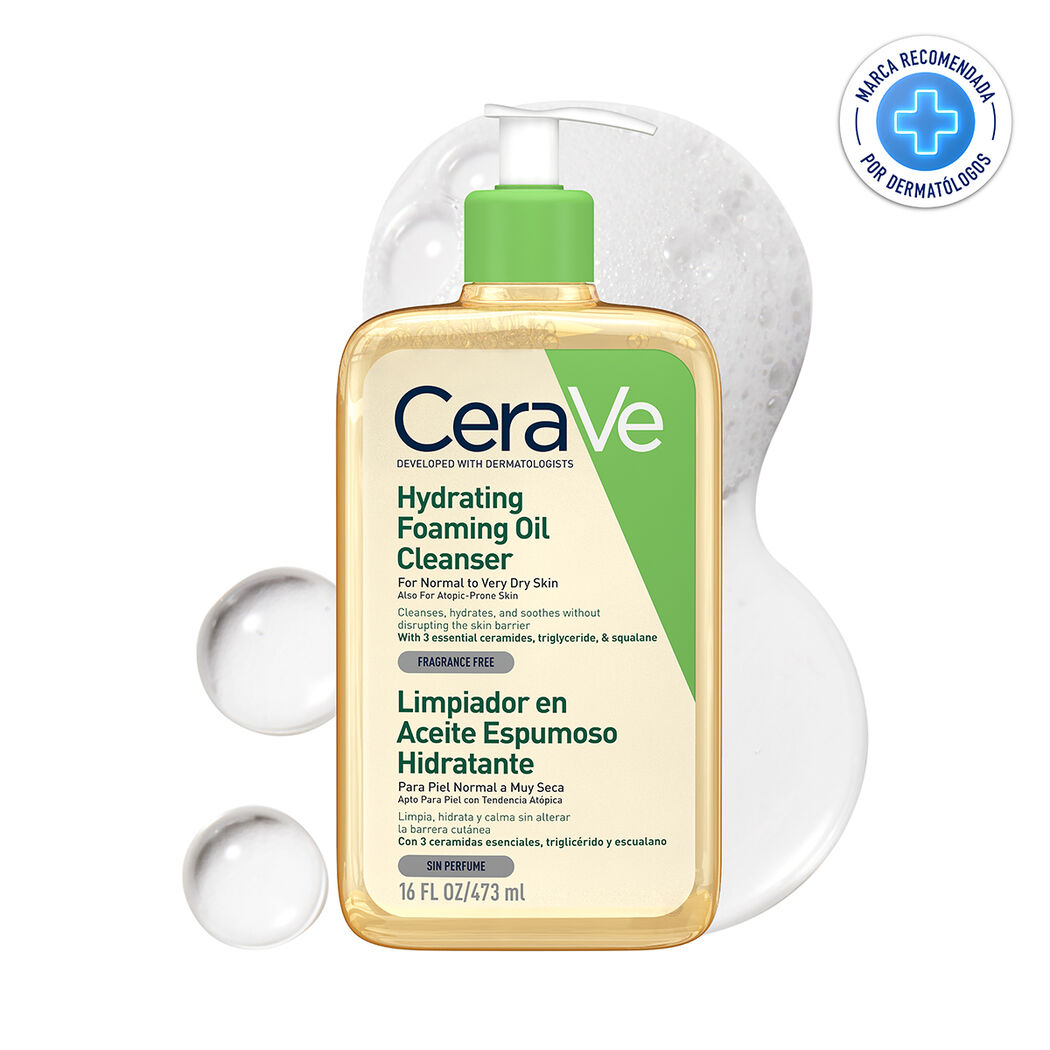 Limpiador En Aceite Espumoso Hidratante CeraVe 473ml