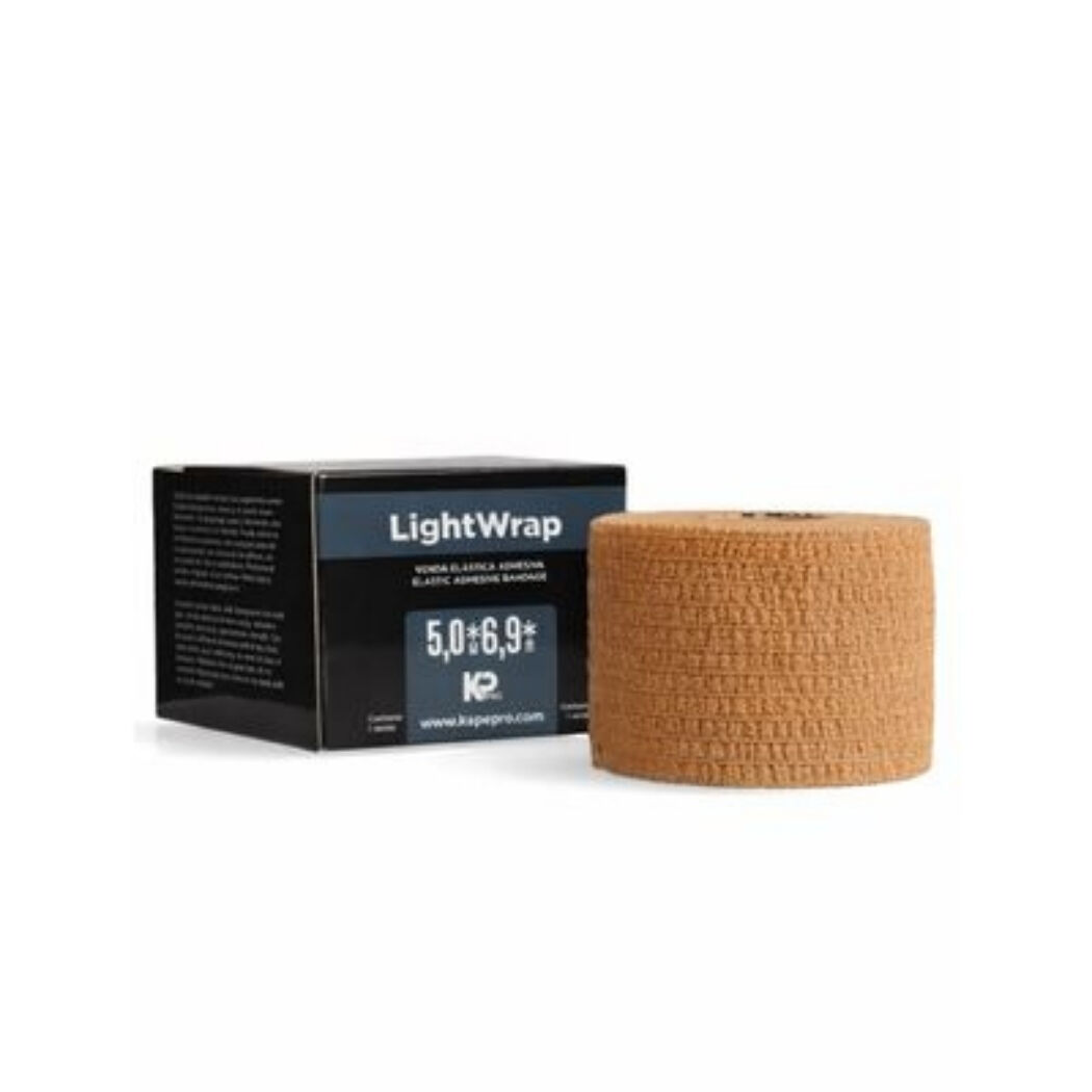 Lightwrap Beige Venda Elástica Adhesiva 5 cm x 6.9 mts