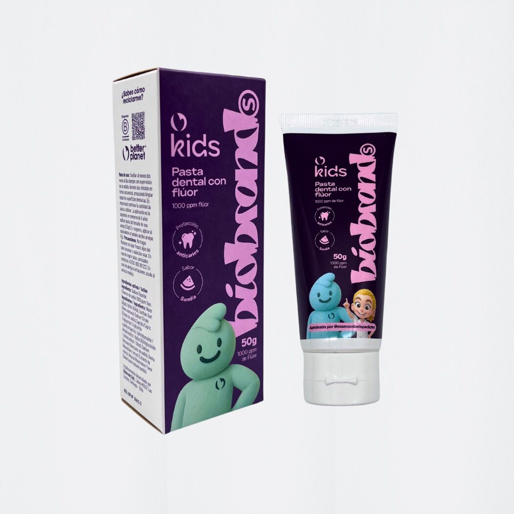 Pasta Dental Natural Kids Sandía & Fluor 50g