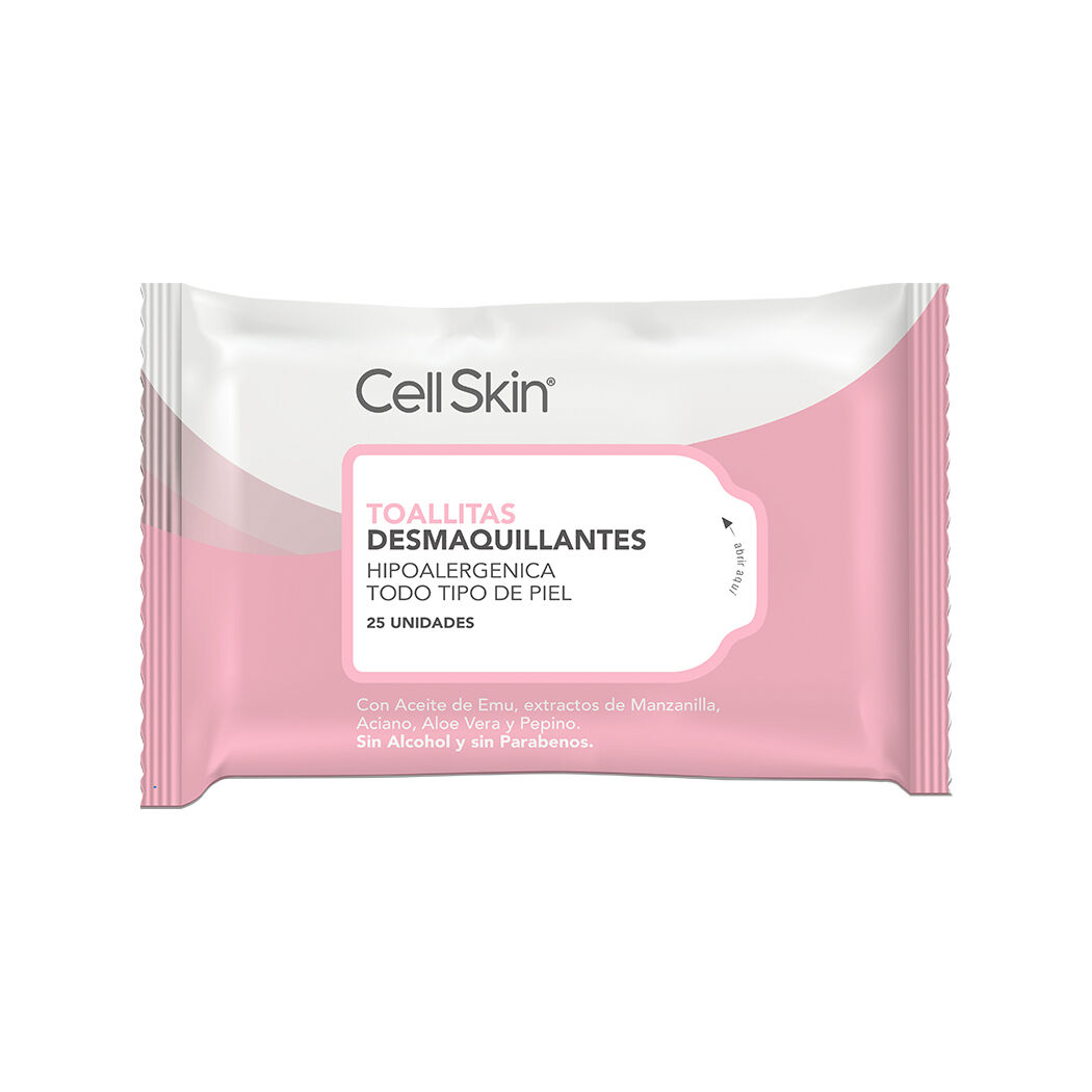 Cell Skin Toallita Desmaquillante 25 Unidades