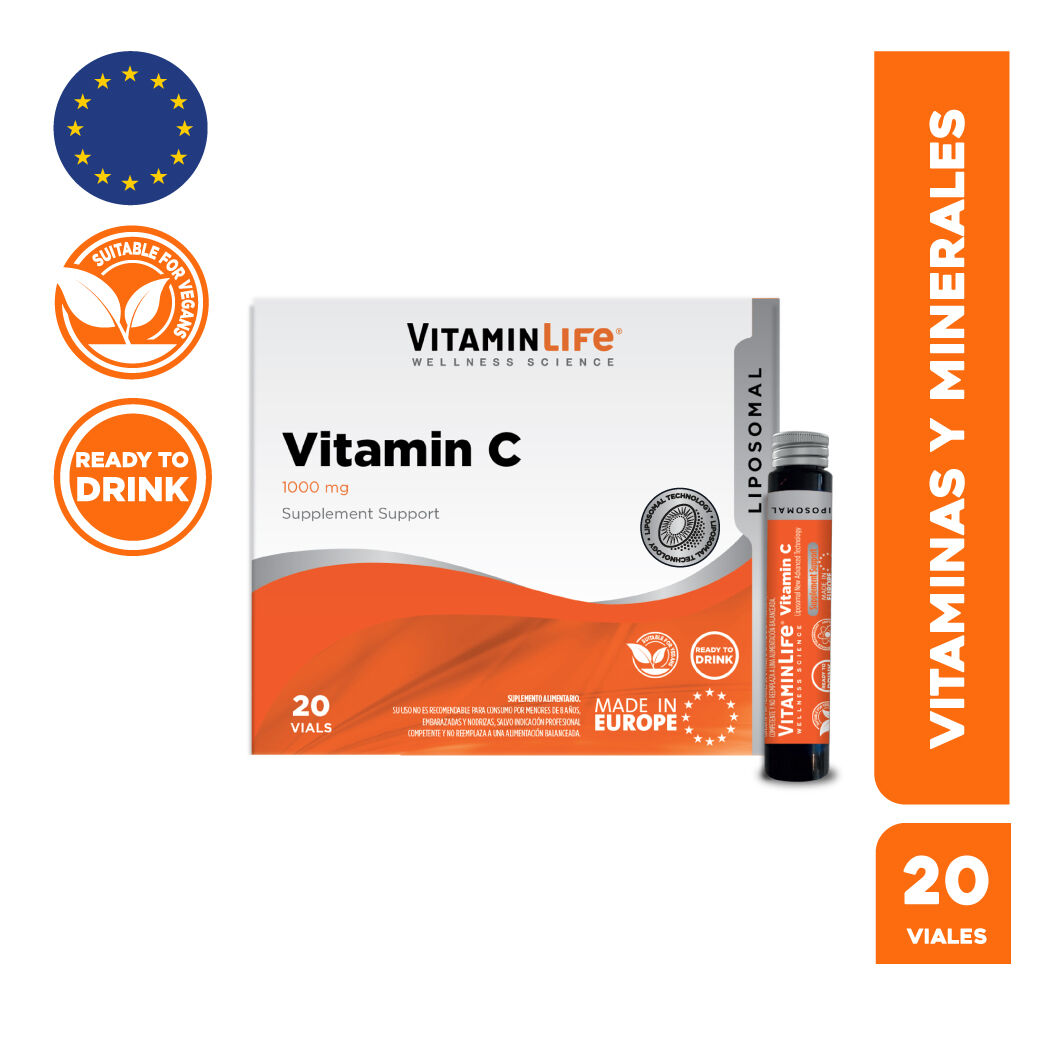 Vitamina C 1000mg Liposomal 20 Viales