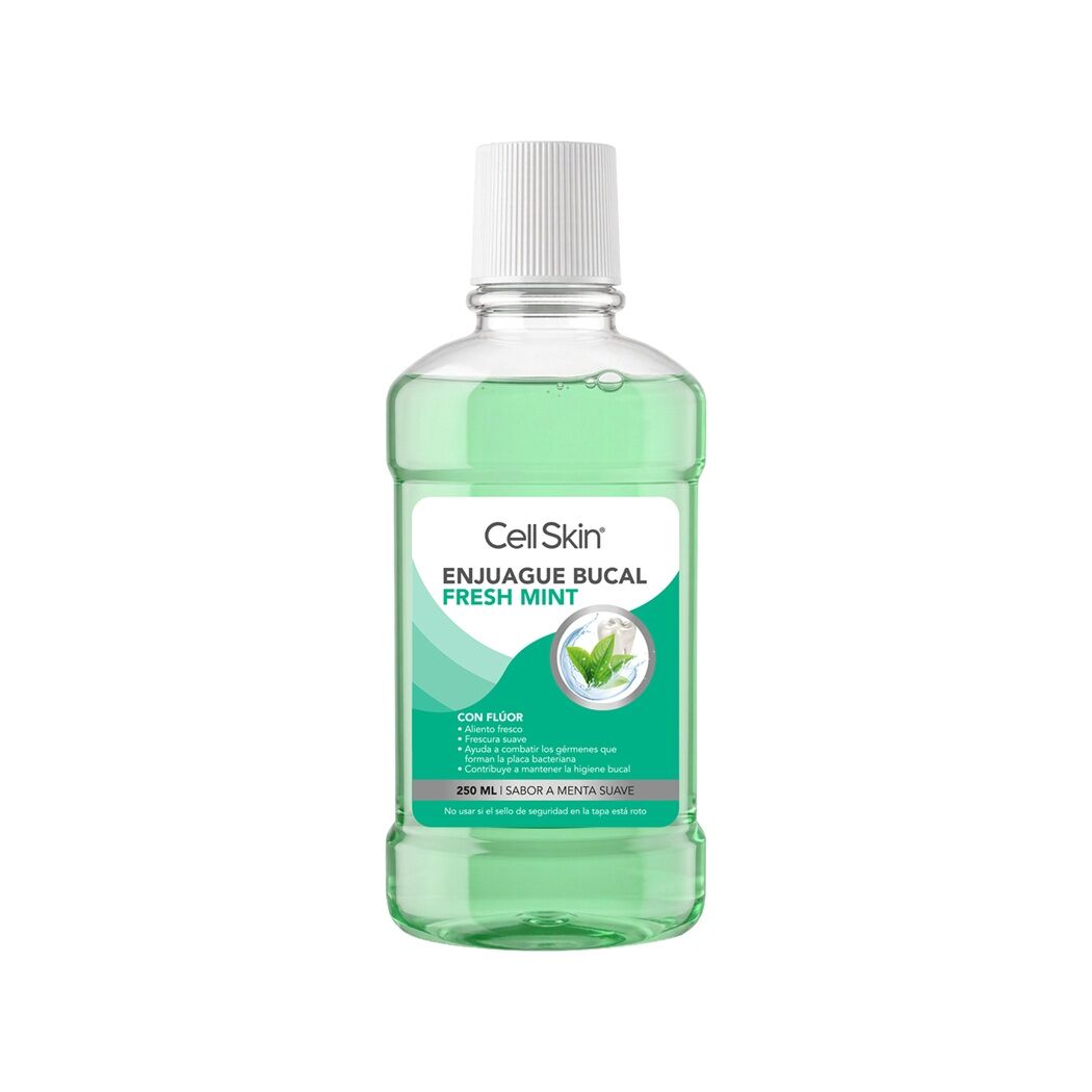 Cell Skin Enjuague Bucal Fresh Mint 250ml
