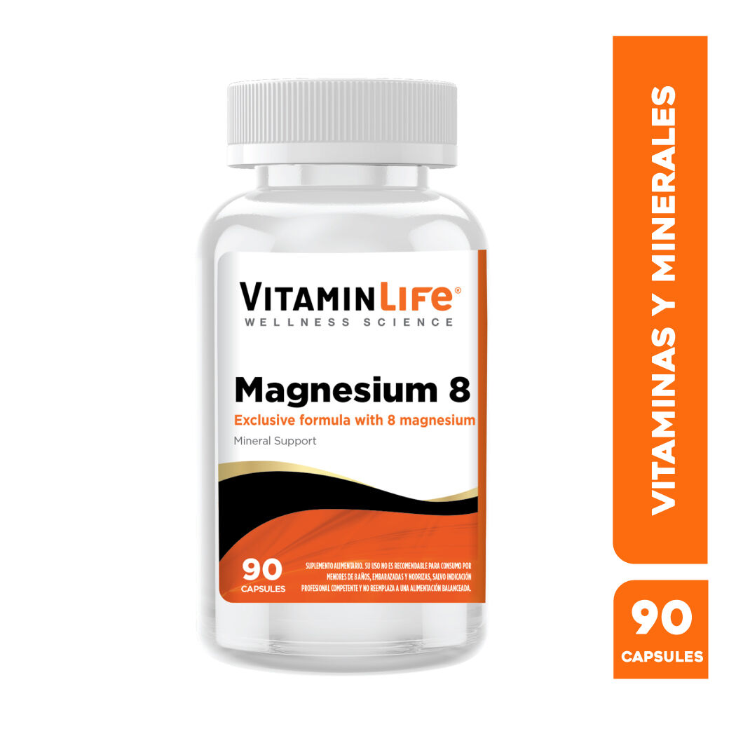 VitaminLife Magnesium 8 90 Cápsulas