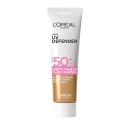 L'Oréal Paris UV Defender Efecto Makeup FPS 50+ Tono 3.0