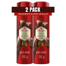 Old Spice Desodorante en Spray para hombre Leña 150 ml x 2 Unidades