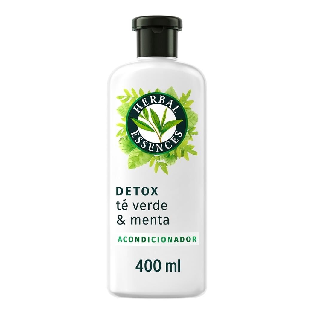 Herbal Essences Acondicionador Detox Té Verde & Menta 400 ml