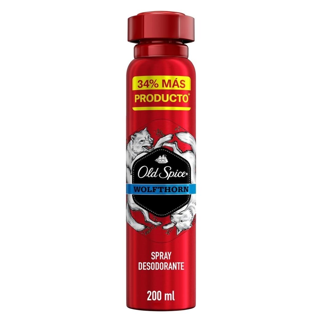 Old Spice Desodorante en Spray para hombre Wolfthorn 129 g