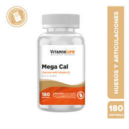 Vitamin-life-megacal-calcio-softgel-180-chewable-tablets