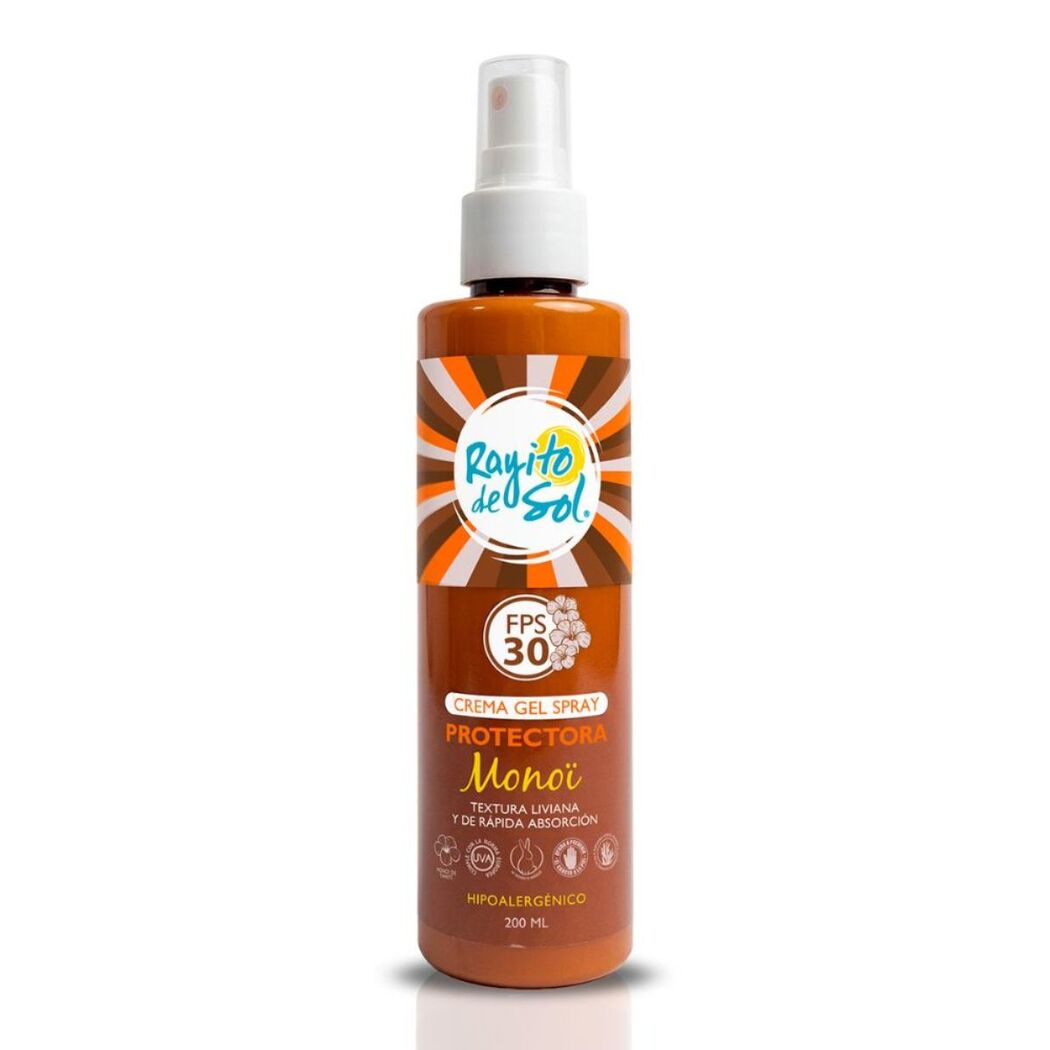 Crema Gel Spray Protectora Monoi FPS 30 200ml
