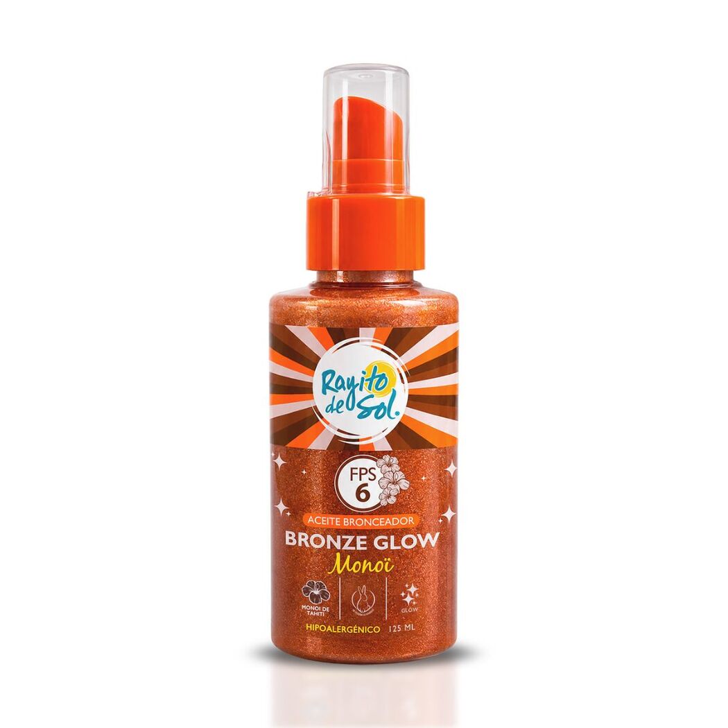 Aceite Bronceador Monoi Bronze Glow FPS 6