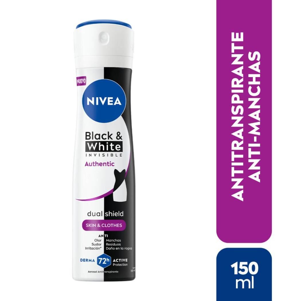 NIVEA Desodorante Spray Black & White Ultimate Impact 150ml