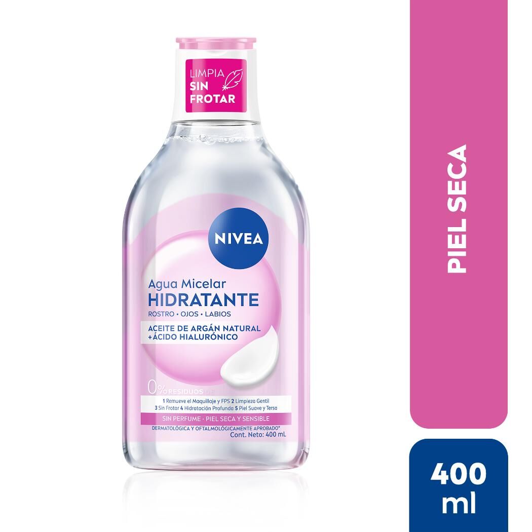 NIVEA Agua Micelar Facial Piel Seca 400ml
