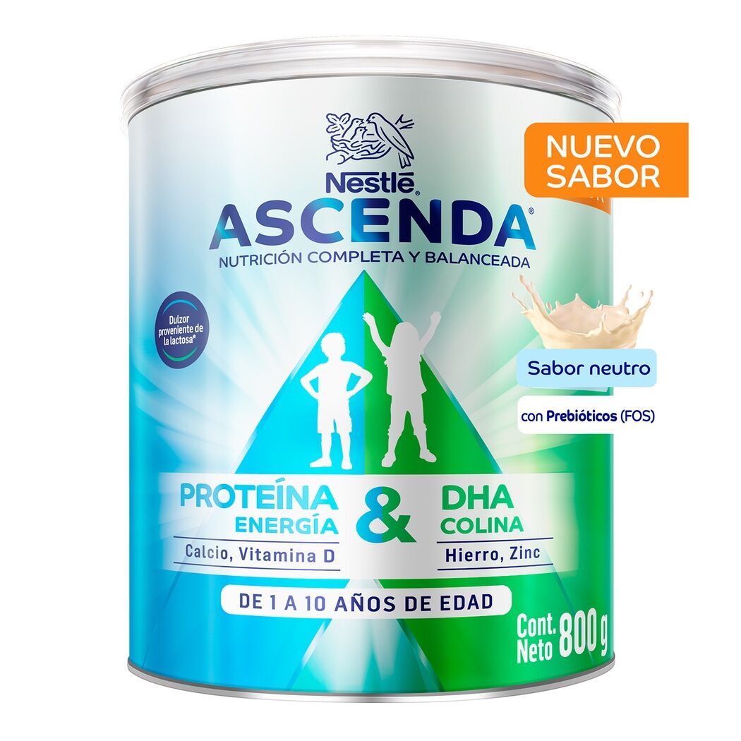 Complemento Nutricional Infantil Ascenda Sabor Neutro 800g