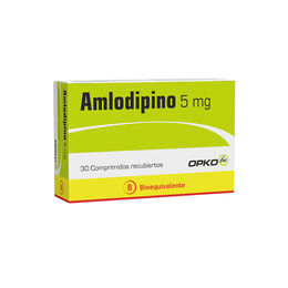 Amlodipino (B) 5mg 30 Comprimidos