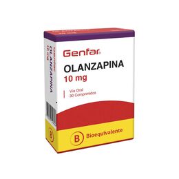 Olanzapina (B) 10mg 30 Comprimidos