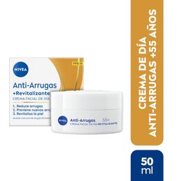 NIVEA Crema Facial Antiarrugas +55 Día 50ml