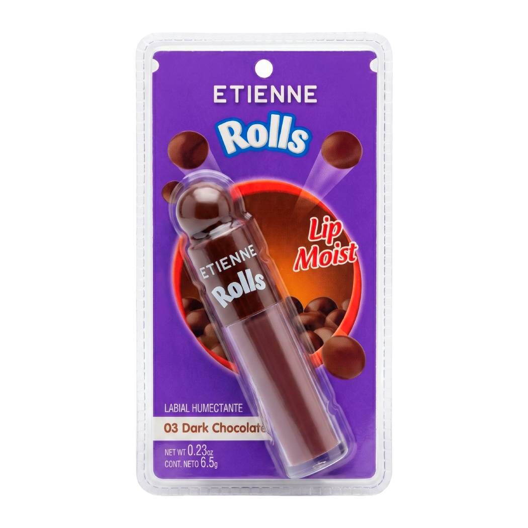 Etienne X Rolls Lip Moist Labial Líquido Tono Dark Chocolate