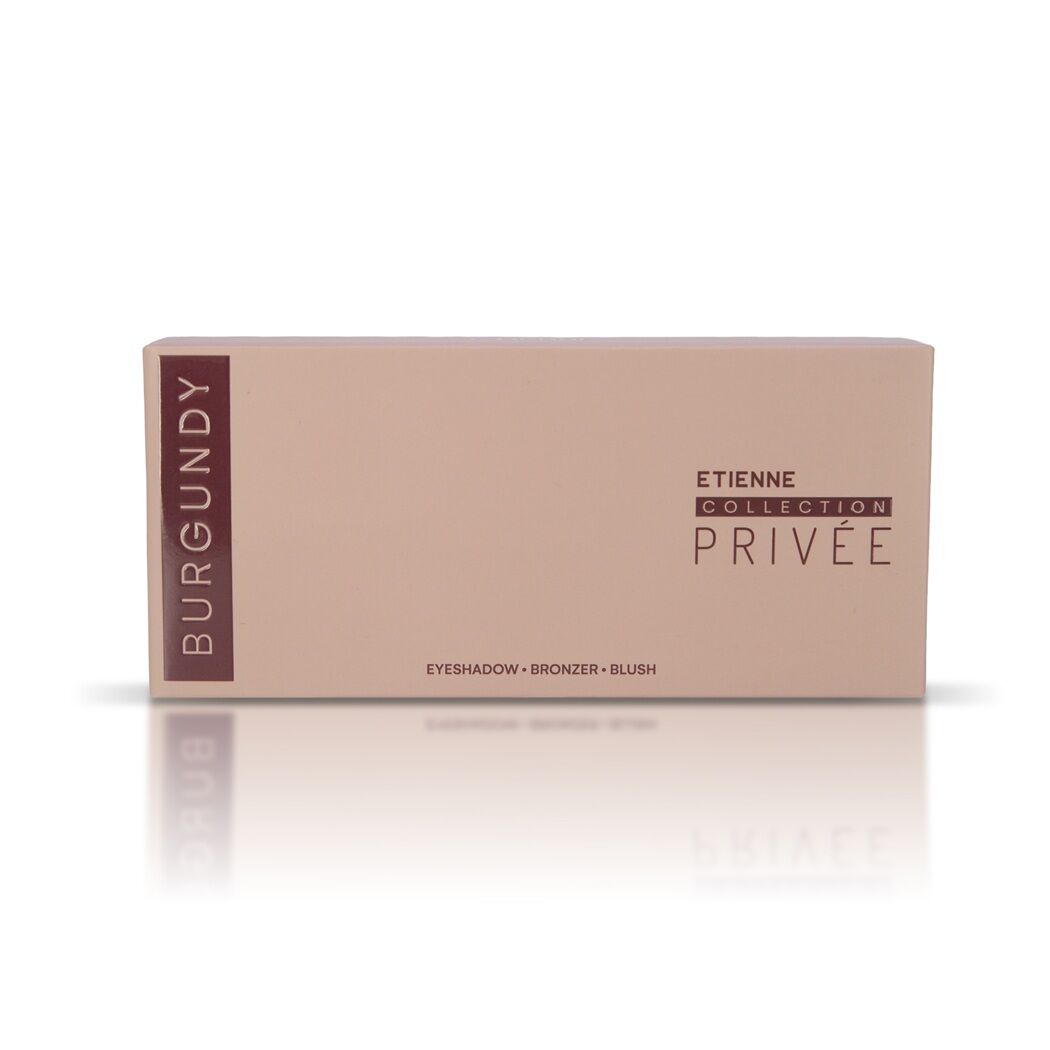 Etienne Privée Paleta De Sombras, Rubor y Bronzer Burgundy