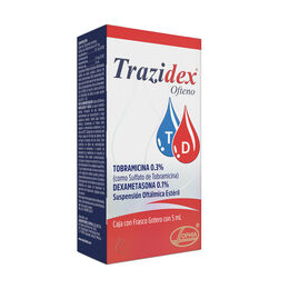 Trazidex Ofteno Tobramicina / Dexametasona Solucion Oftalmica 5ml