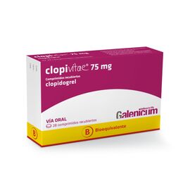Clopivitae (B) Clopidrogrel 75mg 28 Comprimidos