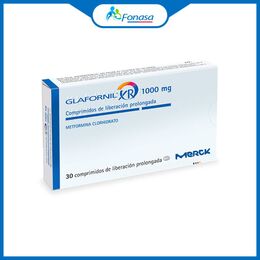 Glafornil XR (R) Metformina 1000mg 30 Comprimidos Prolongados