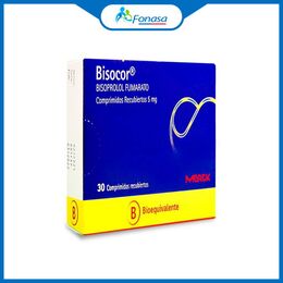 Bisocor bisoprolol 2,5 mg 30 comprimidos recubiertos